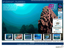 Tablet Screenshot of andamanbubbles.com